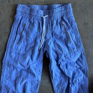 100% linen Cabo wide leg Athleta pants